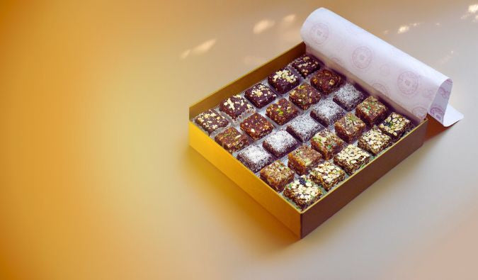 Box of assorted chocolates