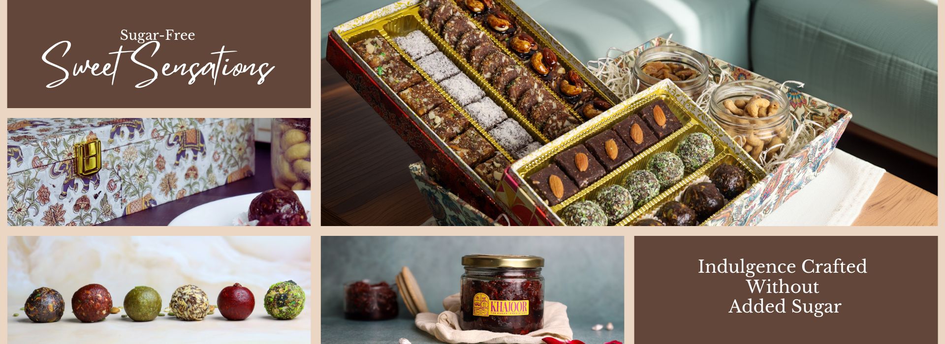 Sweet Sensations sugar-free confectionery set with various types of sweets, gift hamper, sugar free gift hamper, sugar free gift box